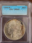 1890-S Morgan Silver Dollar - ICG MS64