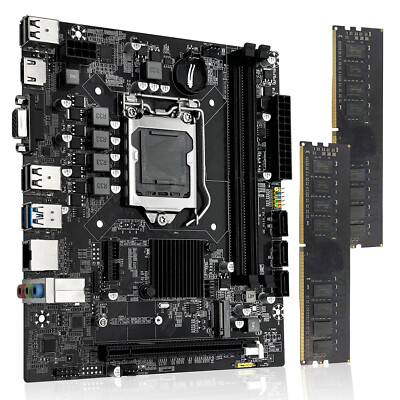 LGA 1151 H110 Motherboard 2 x 16GB DDR4 with NVMe/SATA M.2 ITX USB 3.0 HDMI VGA