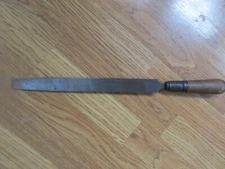 Nicholson  Mill File Mill  Bastard - Vintage Made in The USA w/ Wood Handle