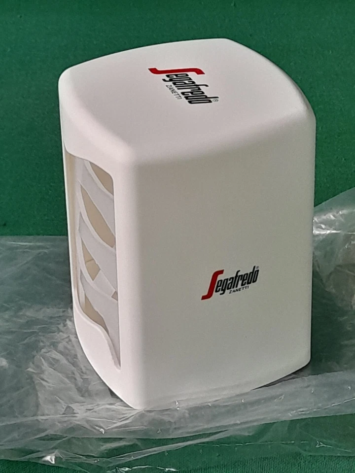 PORTA TOVAGLIOLI FAZZOLETTI SEGAFREDO ZANETTI DA BAR PLASTICA BIANCA. CD83/CD100 - Immagine 3 di 4