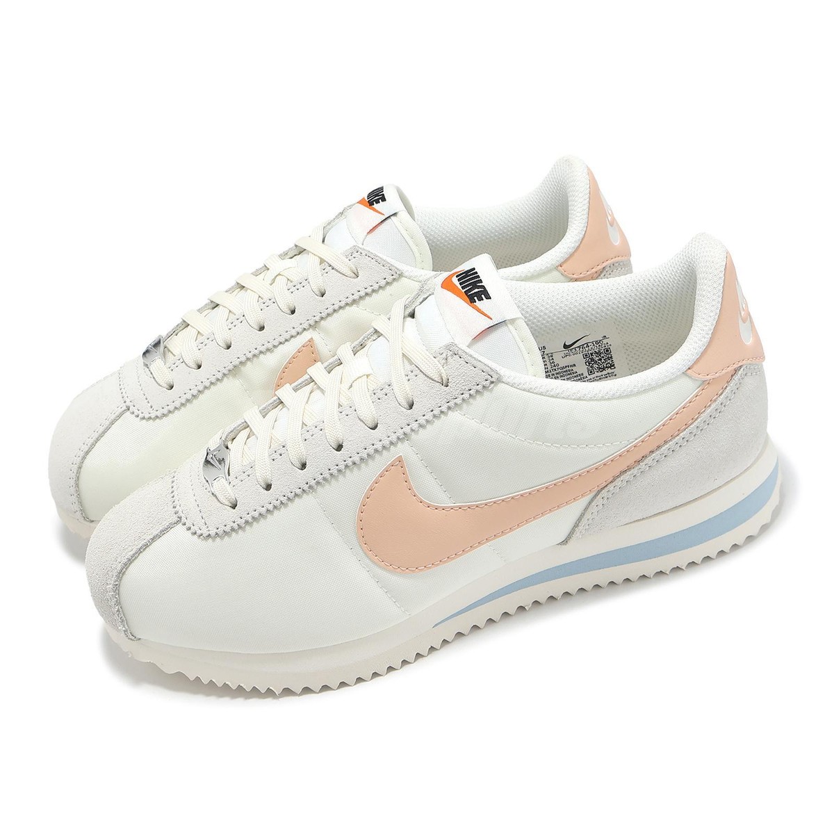 Nike Wmns Cortez Sail Arctic Orange Ocean Bliss Women Casual Shoes  IF1764-100