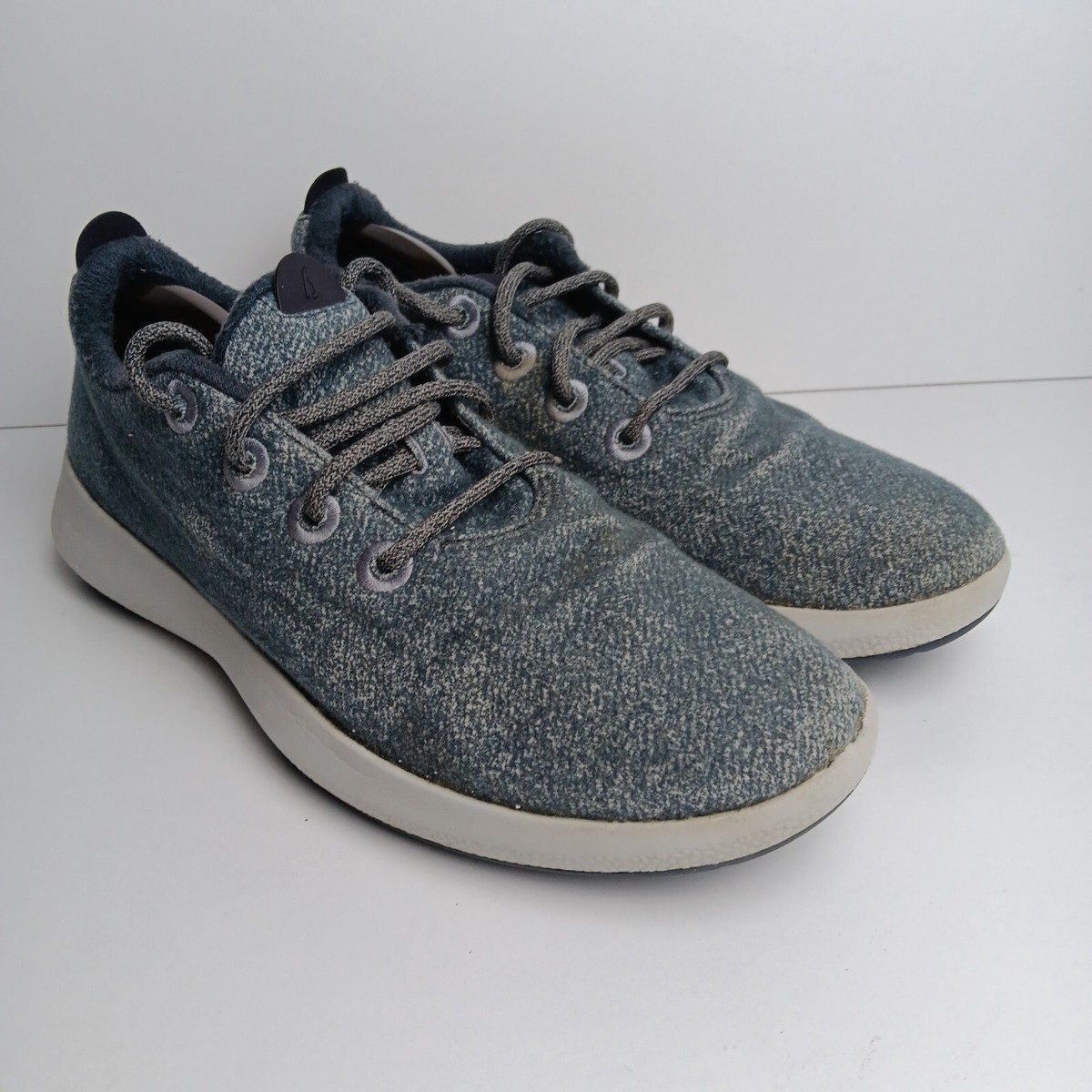 Allbirds Wool Runner Mizzles Men\'s Size 12 Casual Sneakers Dark Gray White Allbirds Wool Dasher 2 Mizzles Mens Size 12 Gray Black  main image 2