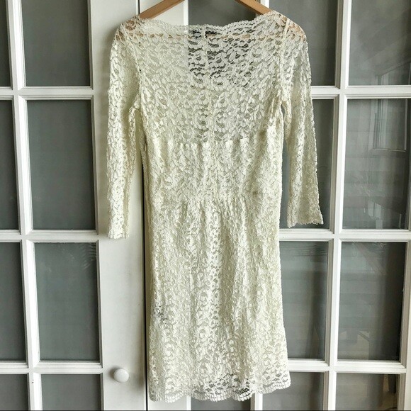 The KOOPLES White Lace Dress Size S | eBay