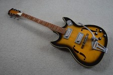 Vintage C. 1960s Teisco Imperial Archtop Hollowbody Electric Guitar, Japan