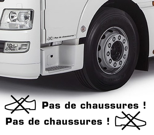 STICKERS PAS DE CHAUSSURES NUMÉRO 4 - Class Design - Foto 10