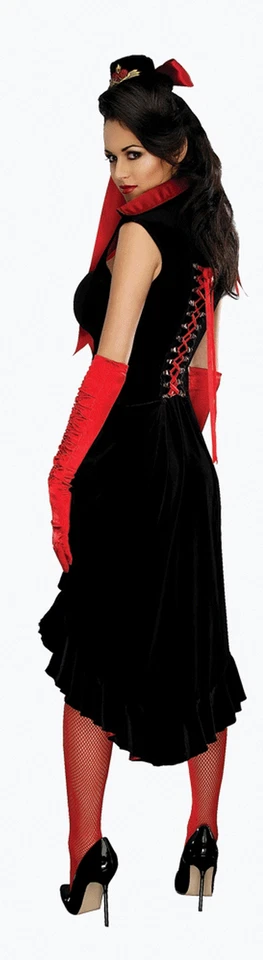 Sexy Adulto Halloween Gótico Verdadero Sangre Vampiro Disfraz Foto 4 de 4