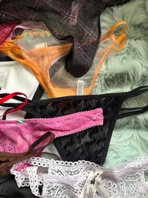 Victoria's Secret  & Pink  Set Of 6  Random Lot Sexy Thong Panty NEW with TAGS