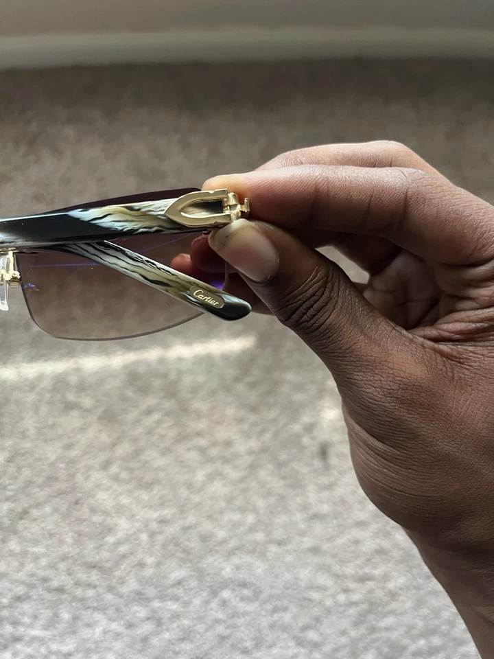 G2U Cartier Brown Sunglasses Wood   - Image 3 of 4