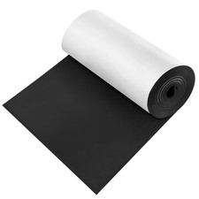 Self Adhesive Foam Rubber Sheets Sponge 12 Inch x 59 x 1/16 Inch, Black