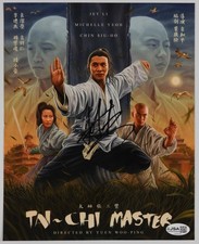 Jet Li JSA Signed Autograph 8 x 10 photo Tai Chi Master