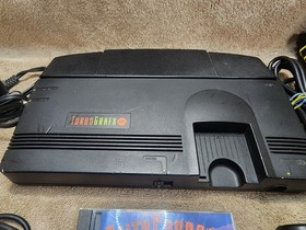 Turbografx 16 Console,2 Controllers, Turbotap,and 3 Games,controller Extension