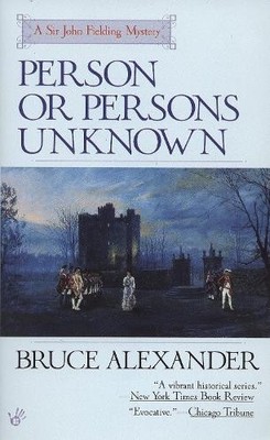 Bruce Alexander Person or Persons Unknown (Taschenbuch) Sir John Fielding