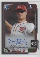2015 Bowman Draft Chrome Draft Pick Auto Tanner Rainey #BCA-TR Auto 0q3