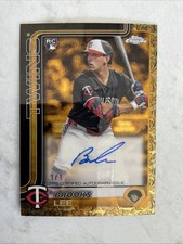 2025 Topps Gilded Collection Brooks Lee Chrome Gold Auto SuperFractor RC #1/1