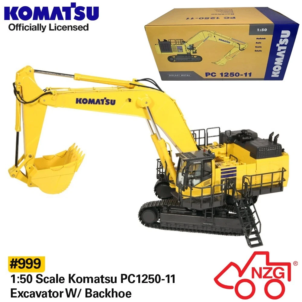 NZG 1:50 Komatsu Contemporary Manufacture Diecast Construction