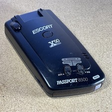 Escort Passport 8500 X50 Radar Detector Red Display Tested Working Unit Only