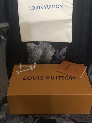 Louis Vuitton Schuhkarton leere Schublade 30 x 18 x 10 cm ~ Staubbeutel ~ Booklet ~ Taschentuch