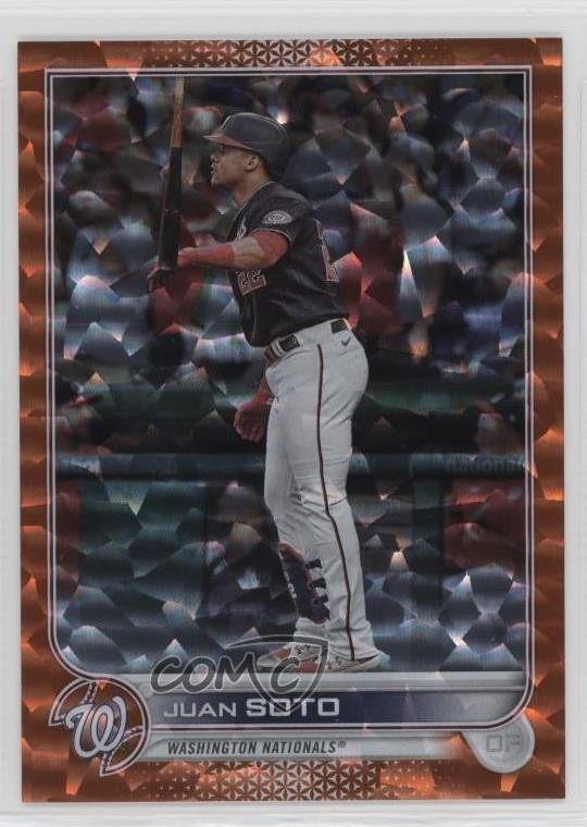 2022 Topps Series 1 Orange Foil 34/299 Juan Soto #150 00em