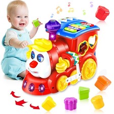 Baby Toys for 1 Year Old Boy Girl Gift Musical Train Baby Toys 6-12 12-18 Mon