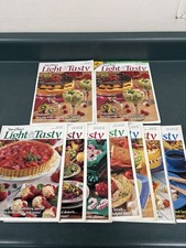 Lot of 9 Taste of Home Light  Tasty Magazines 2001-2002 Healthy Recipes Healthy