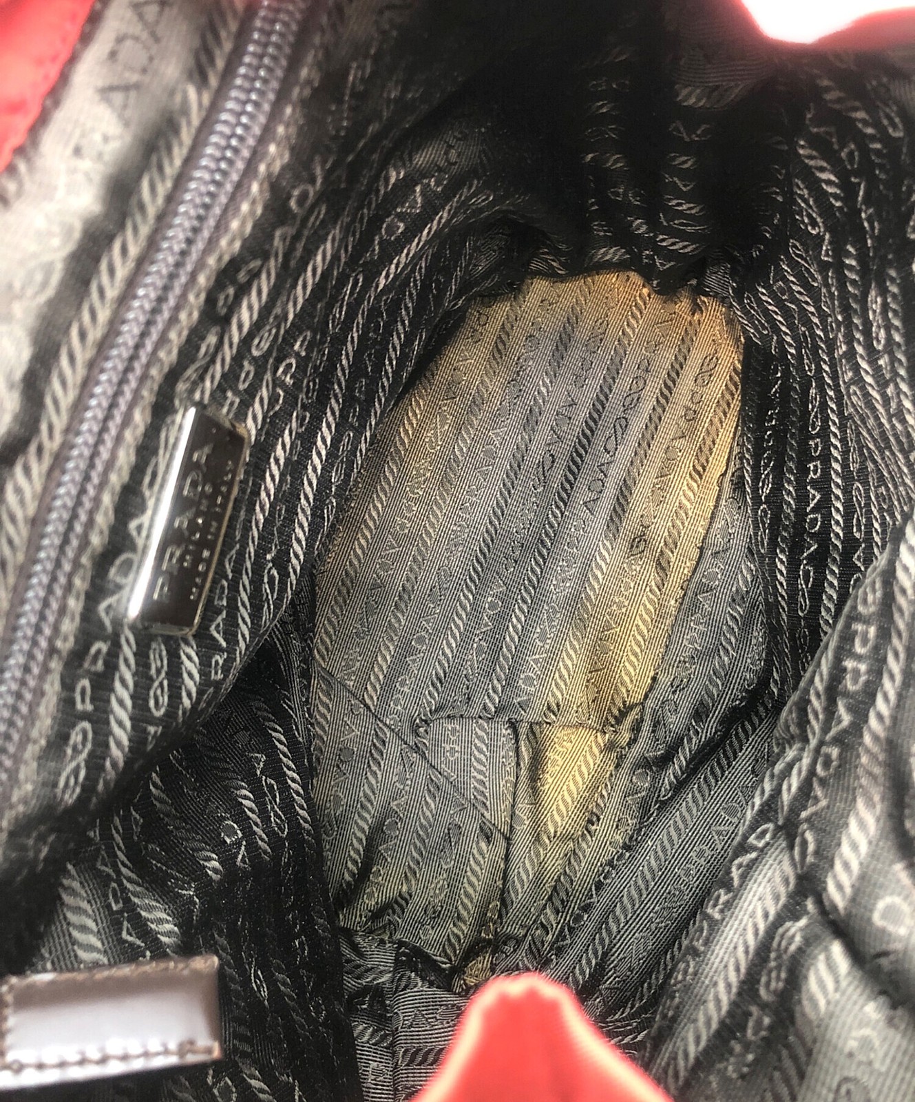 Prada Backpack Daypack Triangle Logo Tessuto Nylo… - image 6