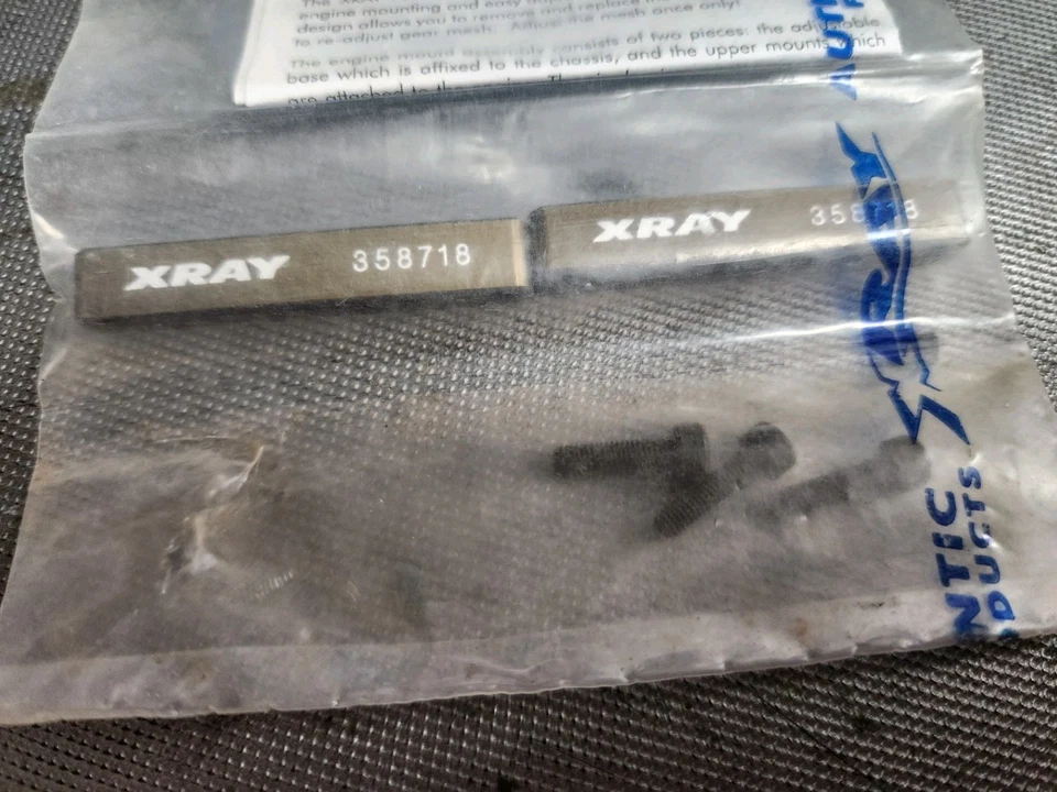 XRAY Aluminium Stand One Piece Engine Mount XB808 NovaRossi RB Max XY358718 - Image 3 of 4