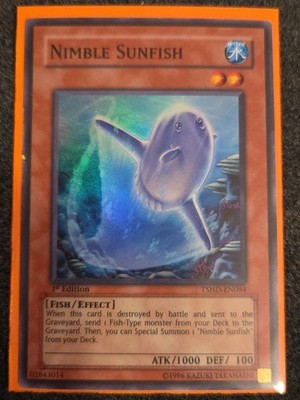 Nimble Sunfish TSHD-EN084 The Shining Darkness 1st Edition Holo Yu-Gi-Oh! LP