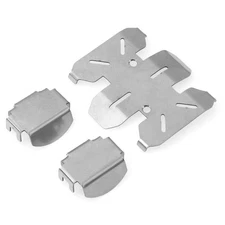 Stainless Chassis Armor Skid Axle Plate for Axial SCX10 PRO AXI03028 1/10 RC Car