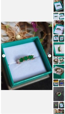Sterling 925 Gr. 6 Laborsmaragde im Brillantschliff 2ct A+ handgeschliffen Created Method