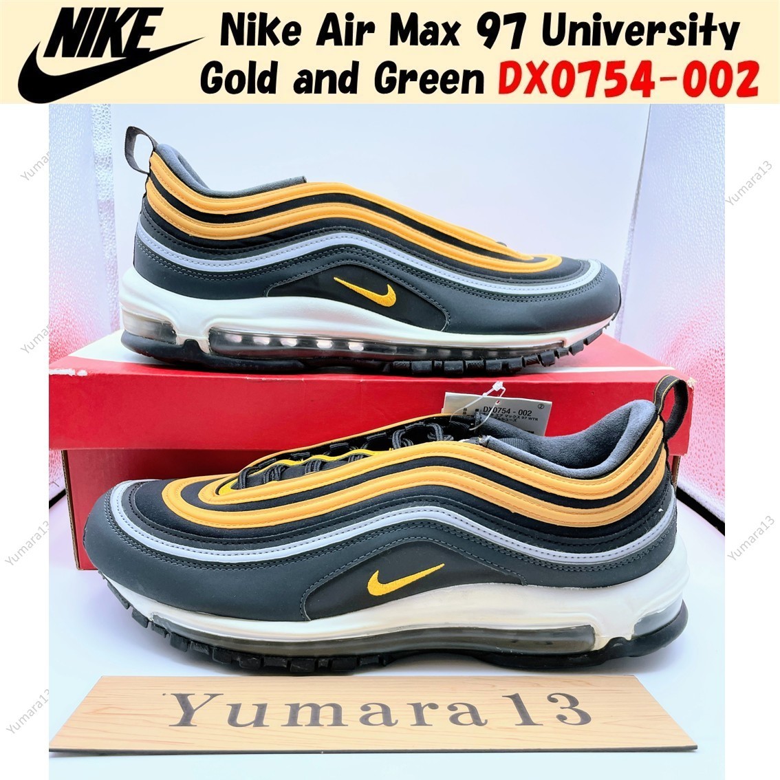 Nike Air Max 97 University Gold and Green DX0754-002 Men's Size | eBay