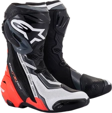 Alpinestars 2220121-1329-48 Supertech R Vented Boots US 12.5 / EU 48 Black/Re...