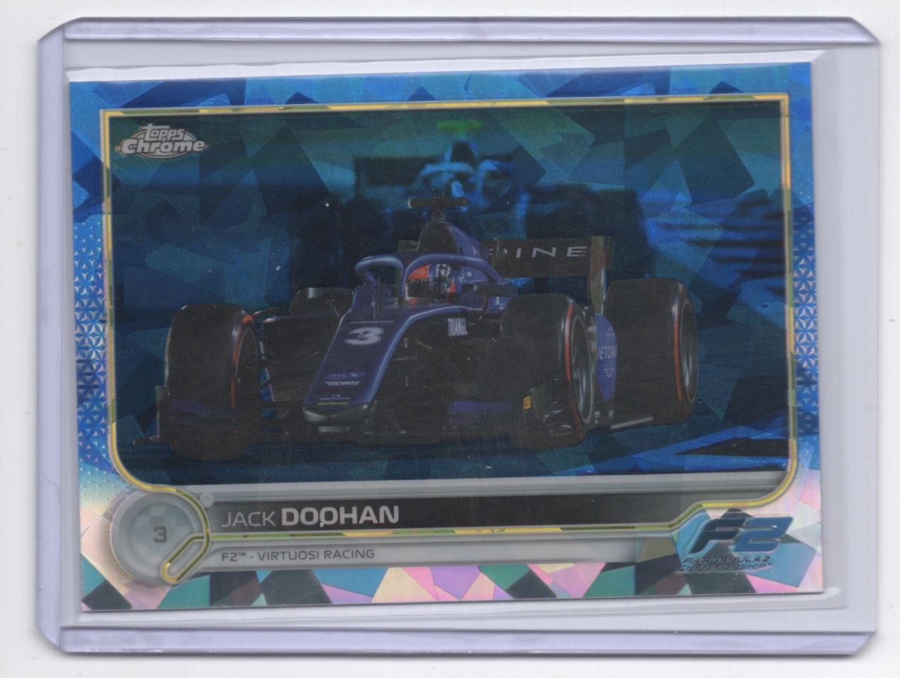 2022 Topps Chrome Formula 1 Sapphire . Jack Doohan Virtuosi Racing F2 #131