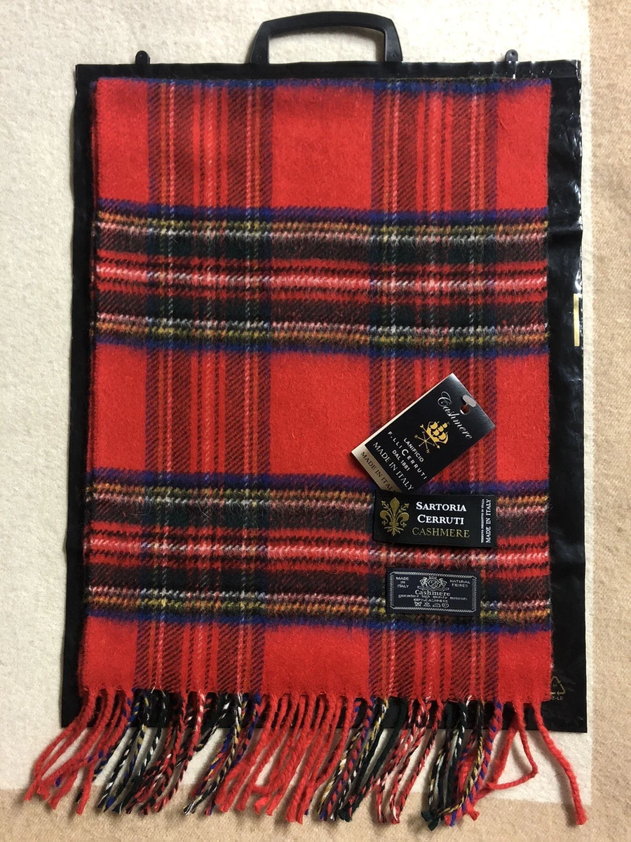 Sciarpa Unisex In Pura Lana D'Agnello Macleod Tartan, 30x150 Cm, Morbida E Calda, Confezione Regalo, Modello Scozzese Classico Per Uomo E Donna