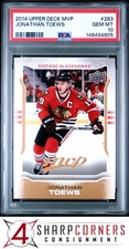 2014 UPPER DECK MVP #283 JONATHAN TOEWS POP 2 PSA 10