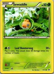 Sewaddle 9/113 Legendary Treasures
