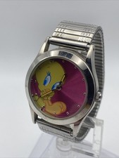 Vintage Armitron Tweety tweedy Bird pink ladies wrist watch fv1845 New Battery
