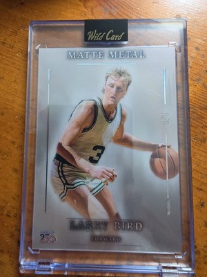 Wild Card 2026 Matte Metal Larry Bird Basketball Card #1/1