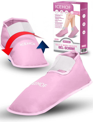 ICEHOF Gel-Schuhe Kalt Warm Therapie Chemotherapie für Füße rosa