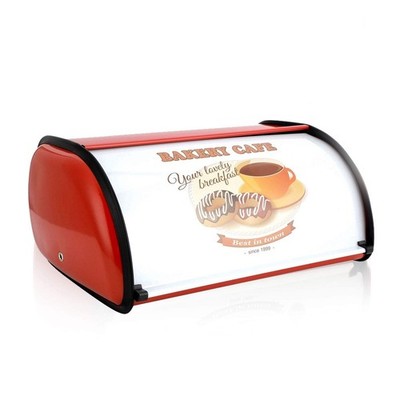 JiuzcareBrotkast Im Retro Design Edelstahl Brot Aufbewahren, 14L, Besteht Aus...