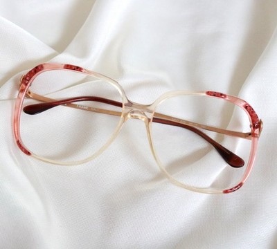 Vintage Unique Red Fade Frames Italy Eyeglasses Glasses  56 18 Gala