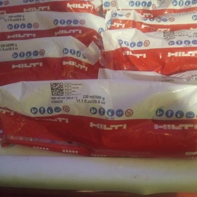 Hilti HIT-HY 200-R V3 Epoxy Adhesive 11.1 fl. oz. (2334276) 