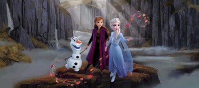 202x90cm WANDTAPETE Tapete Disney Kinderzimmer Frozen Panorama Deko Elsa