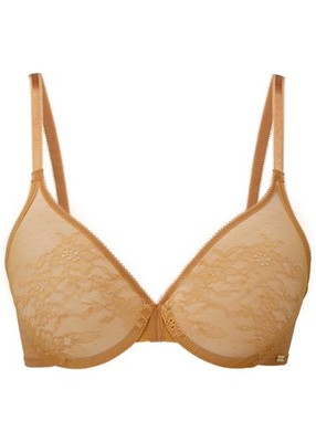 ''Top Qualiät'' Gossard sexy Glossies Lace nahtloser BH gold