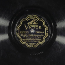 78 RPM Paul Whiteman Orch, Victor 24400 