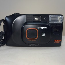Vintage Argus 35mm Film Camera C510 Focus Free F5.6 Tested