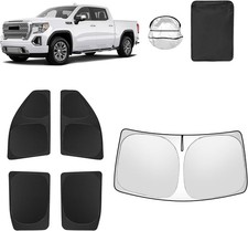 5pcs Car Window Shades for GMC Sierra 1500 2500 3500 for 2019-2025 GMC Sierra