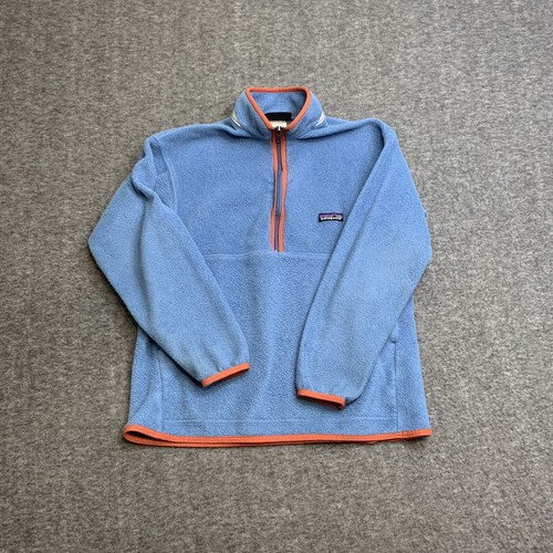 Patagonia Marsupial Synchilla Youth Kids XLarge Mid Blue Fleece Sweater 1/2 Zip