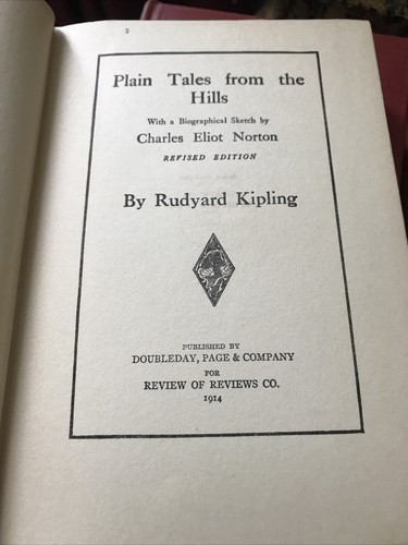 Lot of 5 Rudyard Kipling HB vintage Review of Reviews books 1915, 1917 - Picture 5 of 8