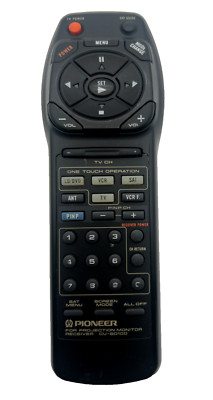 PIONEER CU-SD100 REMOTE CONTROL for PRO99 PRO119 PRO1009W SDP5795W SDT5022