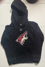NHL Team Logo Coyotes Pullover Hoodie Fleece Boys Youth SIze Small Size 8